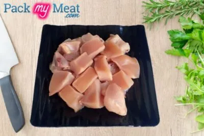 Broiler chicken | Bone-in breast cleaned cut