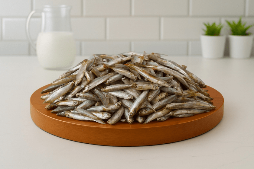 Smoked pork belly + Bamboo shoot Extra small river water fish