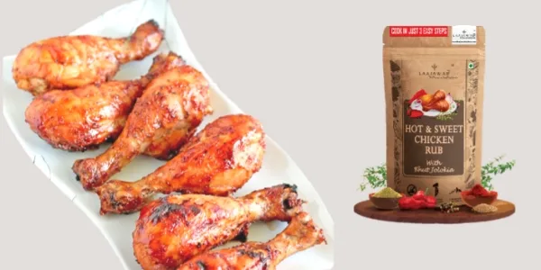 Chicken drumstick cut + Hot and sweet chicken rub | Combo pack