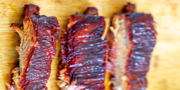 Classic barbeque pork ribs